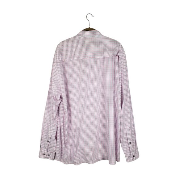 Orvis Lightweight Button Up White Blue Red Plaid Cape Back Long Sleeve Mens XL - Picture 2 of 10